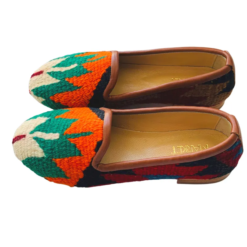 Women's Turkish Kilim Loafer 8