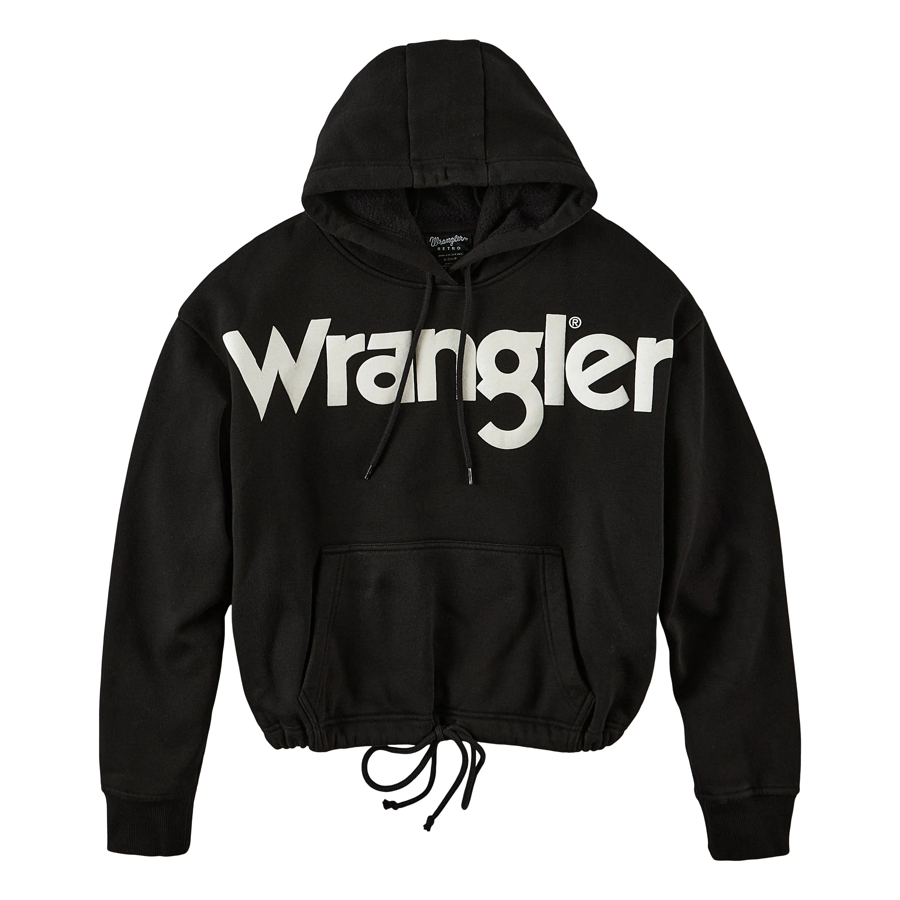 Women's Wrangler Retro Bold Logo Cropped Hoodie 112322119