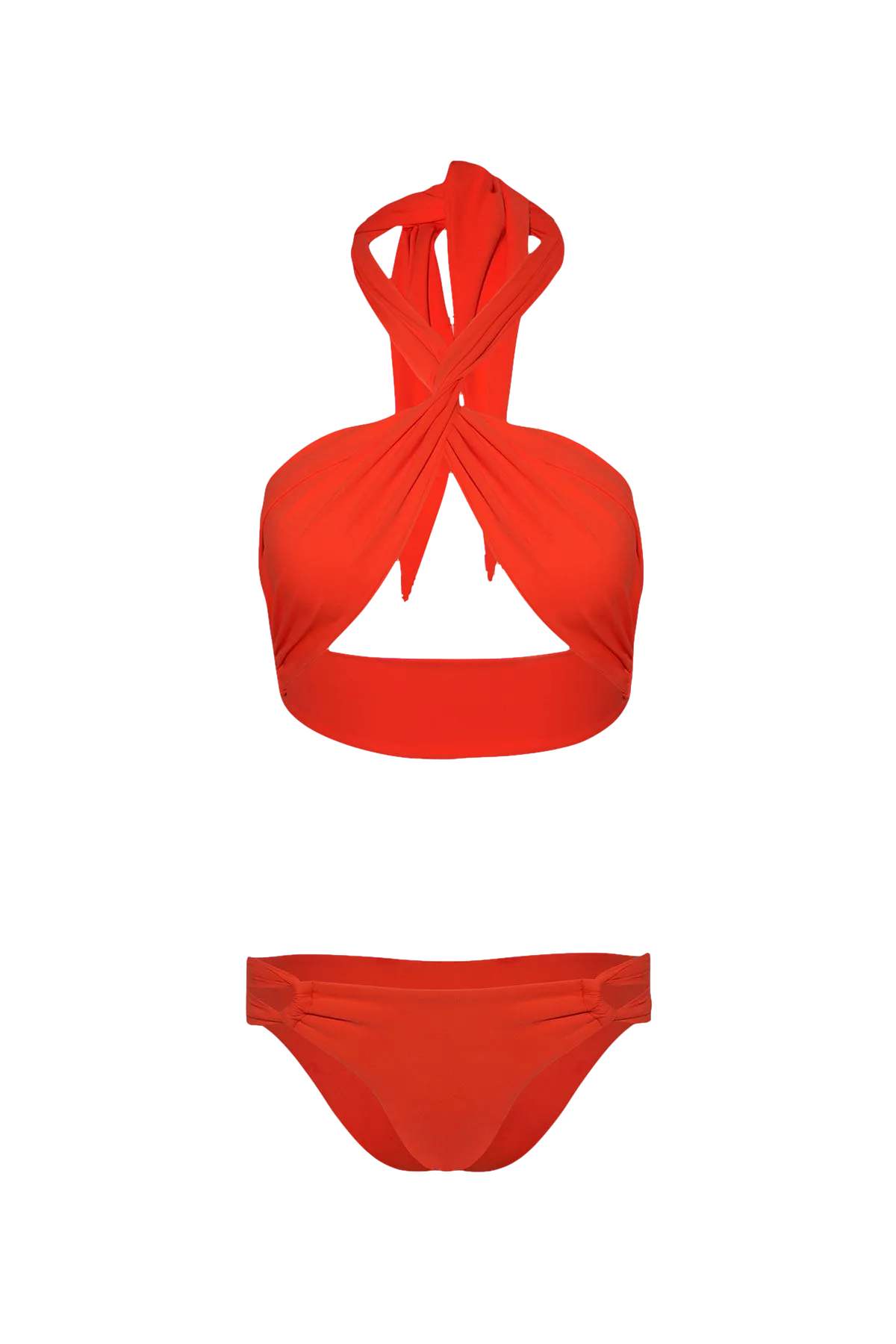 Wrap Bikini in Orange - Top