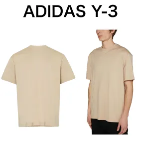 Y-3  |Crew Neck Collaboration Cotton Short Sleeves Logo Designers