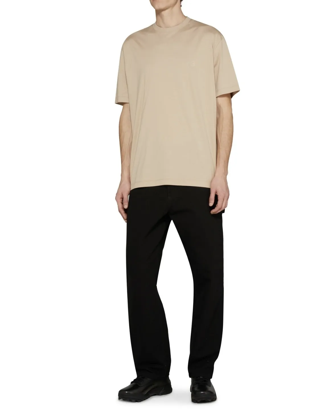 Y-3  |Crew Neck Collaboration Cotton Short Sleeves Logo Designers