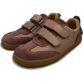 Young Soles Pele Barefoot Sneaker, Rose Leather