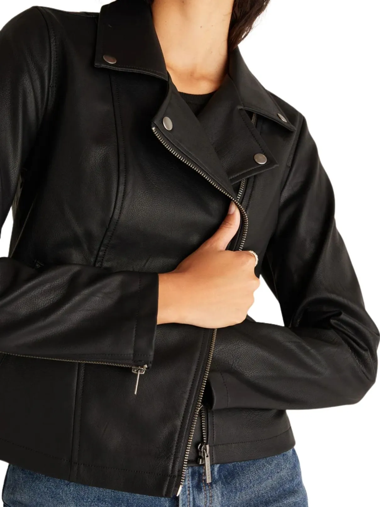 Z Supply Trina Moto Jacket in Black